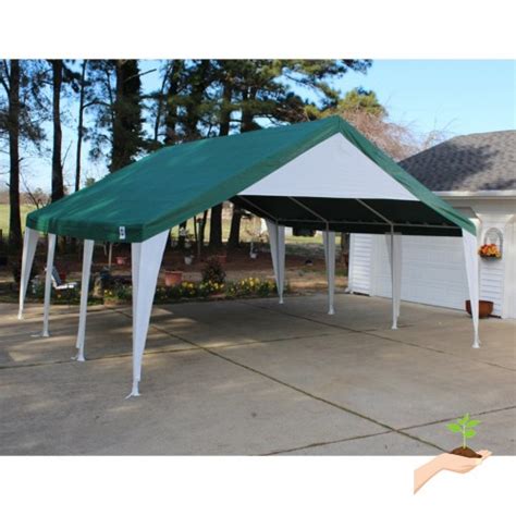 king canopy    ft green  white event tent