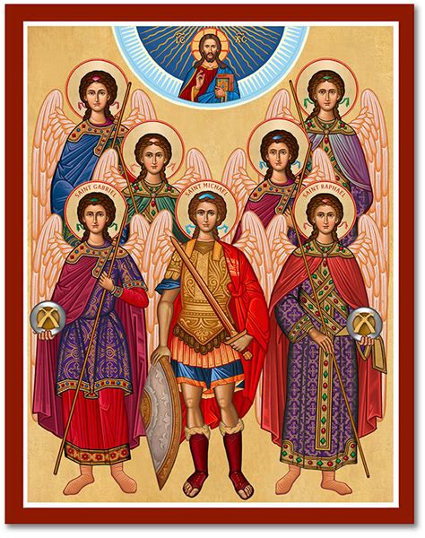 holy archangels icon icons   holy angels monastery icons