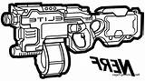 Nerf Gun Pages Coloring Kids War Clipartmag Drawing sketch template