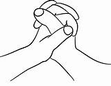 Hands Coloring Pages Open Praying Drawing Clipartmag Step Sheets sketch template