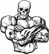 Man Buff Muscular Drawing Muscle Cartoon Skeleton Fit Drawings Men Tissue Paintingvalley Crazy Style Clipartmag sketch template