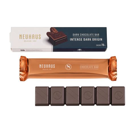intense dark chocolate bar  neuhaus chocolates