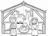 Presepe Colorare Ritagliare Carta Disegni Costruire Nativita Natale Pastori Sagome Pianetamamma Casalinga Stampe Esempio sketch template