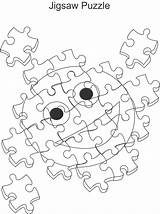 Puzzle Puzzles Coloring Jigsaw Pages Printable Kids Drawing Colouring Color Print Clipart Children Getdrawings Getcolorings Collection Popular Coloringhome Toys Puzzl sketch template