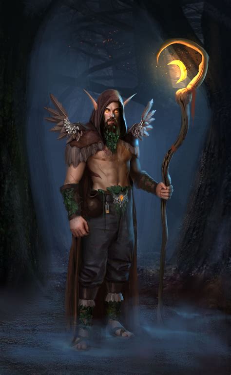 druid georgi minkov character art deviantart fantasy druid