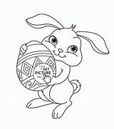 Coloring Bunny Easter Pages Cute Ears Colouring Drawing Kids Print Printable Happy Rabbit Clipart Egg Color Bunnies Sheets Drawings sketch template