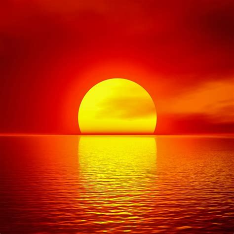 fiery sunset beautiful retina ipad wallpapers