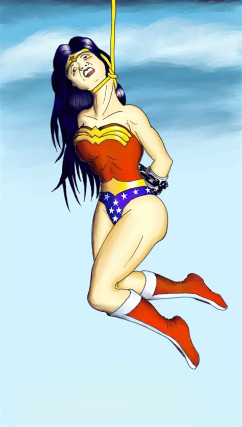 Wonder Woman Amazon Execution Hanged Girl Erotic Art