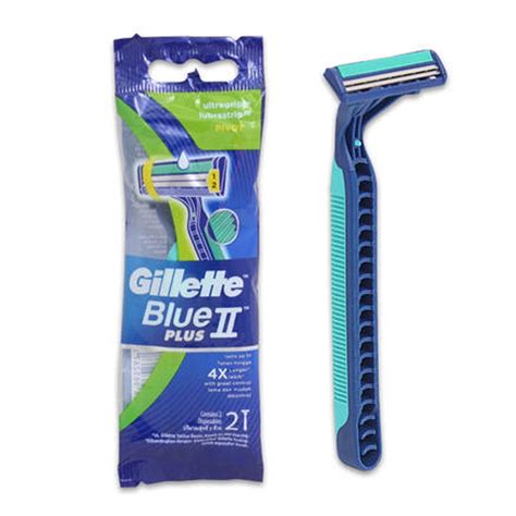 pc gillette razors disposable blue twin blade ultra grip lubrastrip pivot shave walmartcom