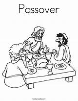 Passover Pesach Feast sketch template