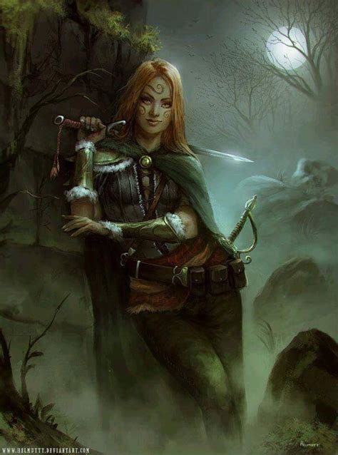 role play rpg rp fantasy female red head character portraits