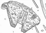 Coloriage Falcon Mewarnai Spaceship Ausmalbilder Raumschiffe Millennium Raumschiff Coloring4free Hagio Malvorlagen Jeep Dedans Coloriages Pixels Colorier Imprimé Greatestcoloringbook sketch template