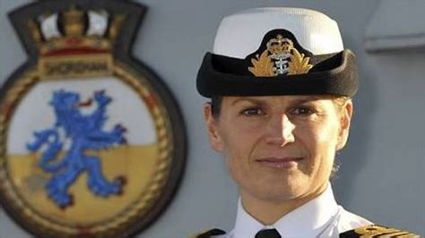 Royal Navy S First Woman Warship Commander Sarah West Takes Up Her Post