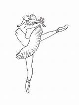 Coloring Ballet Pages Printable Girls Bright Colors Favorite Color Choose Girl sketch template