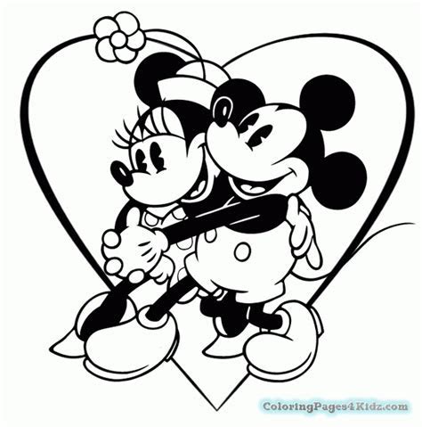 disney valentine coloring pages  printable learn  color