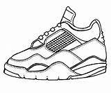 Coloring Nike Pages Air Tennis Sneakers Mag Shoes Drawing 為孩子的色頁 Getdrawings Zapatillas Template sketch template