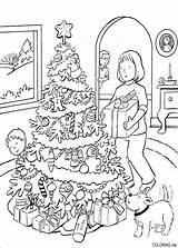 Coloring Pages Hidden Christmas sketch template