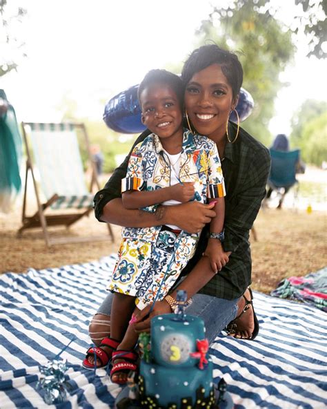 adorable photos of tiwa savage and her son as he celebrates his 3rd birthday celebrities nigeria