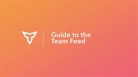guide   team feed youtube