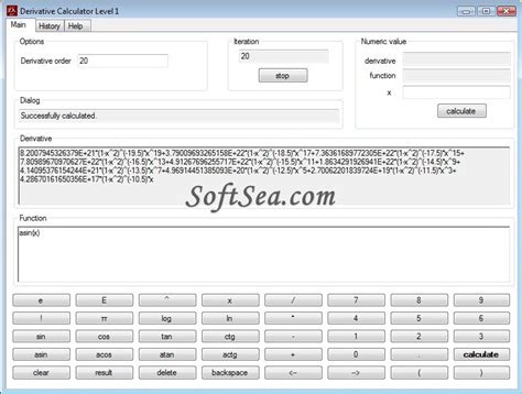 derivative calculator level  screenshot