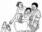 Pregnant Woman Drawing Delivery Lamu During Bleeding Pregnancy Lady Dies Has Her Antenatal Failed Religious Women Complications Succumbed Following Illustration sketch template
