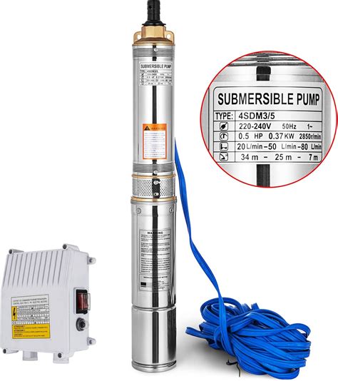 kitgarn  submersible pump kw  submersible  pump ft gpm stainless steel deep