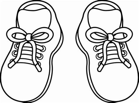 shoe coloring page printable heavy  child ejournal picture library