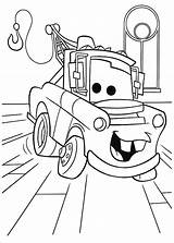 Coloring Cars Mater Pages Disney Tow Character Drawing Car Printable Lamborghini Truck Characters Colorluna Print Sketch Kids Color Veneno Pixar sketch template