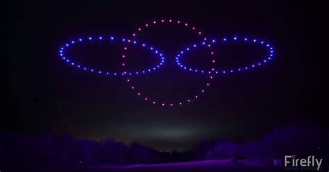 synchronized light show   choreographed drones  incredible twistedsifter