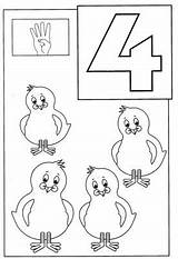 Coloring Number Pages Printable Numbers Everfreecoloring Animals Chick Toddler Sketch Template sketch template