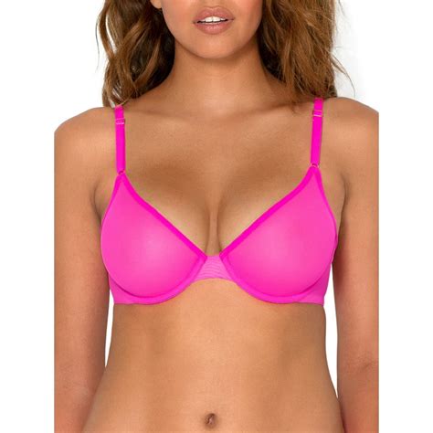 smart and sexy smart and sexy women s sheer mesh demi underwire bra