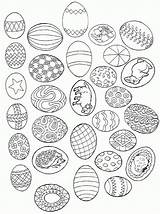 Easter Eggs Egg Fancy Coloring Patterns Comments Designs Coloringhome Popular sketch template