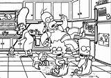 Simpsons Wecoloringpage Divertenti Bart Pinu Zdroj Omalovanky Getcolorings sketch template