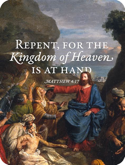 Repent For The Kingdom Of Heaven Is At Hand Diocesan