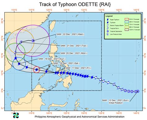 typhoon odette crosses sulu sea   landfall  palawan inquirer