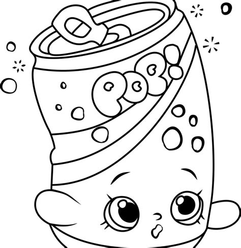 strawberry kiss shopkins coloring page hakume colors