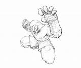 Fighter Street Sagat Characters Coloring Pages sketch template