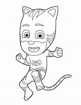 Pj Catboy Masks Coloringhome sketch template