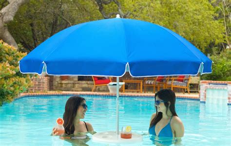 beat  summer heat  worlds  floating pool umbrella homecrux