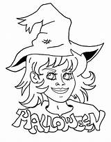 Coloring Halloween Witch Pages Face Beautiful Faces Printable Drawing Wicked Getdrawings Color Getcolorings West sketch template