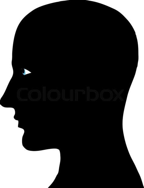 head stock vector colourbox