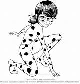 Ladybug Miraculous Colorare sketch template