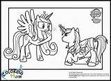 Shining Coloring Pages Little Princess Armor Pony Cadence Cadance Wedding Mlp Armour Empire Amor Horse Library Clipart Crystal So Coloring99 sketch template
