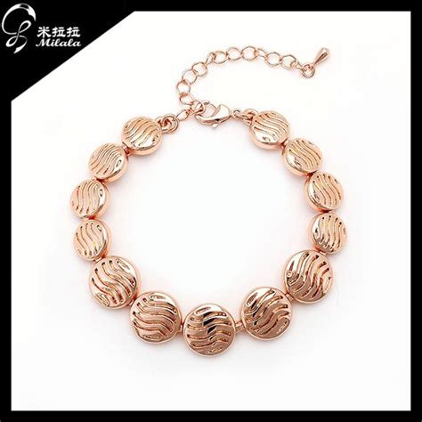 18k Rose Gold Bracelet With High Quality Rose Gold