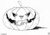 Halloween Coloring Pages Pumpkin sketch template