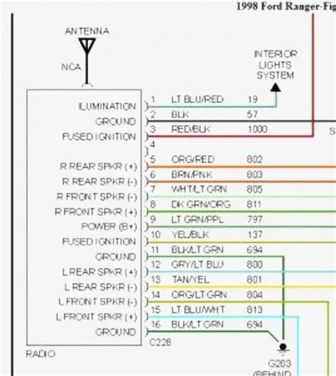 find    ford ranger radio wiring diagram radio wiring diagram
