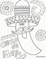 Alley Sombrero Coloringpagesfortoddlers Thesprucecrafts Kindergarten Mexican Everfreecoloring Thebalance Colorir sketch template