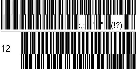 font barcode    typhographic bar styles