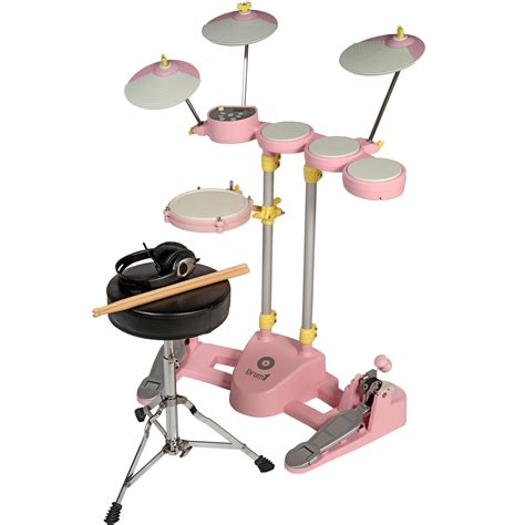 hitman drum  compact electronic drum kit pink drum  pink
