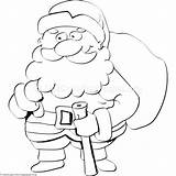 Claus Santa Cute Pages Coloring Getcolorings sketch template